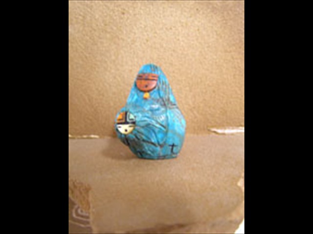 Turquoise corn maiden double