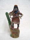 Native American Hopi Carved Snake Dancer Katsina Doll by John Fredericks