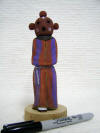 Native American Hopi Carved Mudhead Katsina Doll