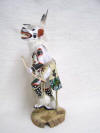 Native American Made Bear Dancer Warrior Katsina Doll by Sammie Walker (Navajo-Hopi)