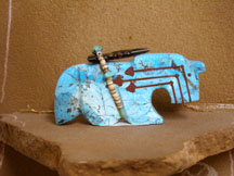 Zuni Carved Horse Fetish by Kenrick Laiwakete